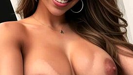 thalía moaning loud in sexy latina milf action, damn hot!