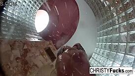 hot shower bts with christy and dahlia