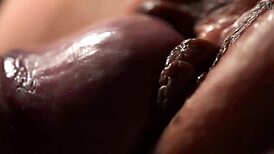 Penetrations and cum dripping from pussy captured on a macro lens