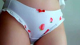 your classmate in cute underwear is addicted to vibration toys