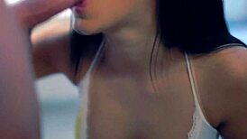 Excquisite Blowjob Time with Milf Leading to Oral Swallow and Facial