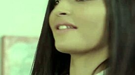 Lesbian babe feels milf's tongue at office