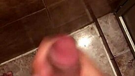 feeling the huge brazilian cock cum