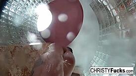 hot shower bts with christy and dahlia