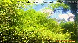 Fucking African Whore in Stream with Hardcore Bigdick Bang