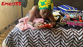 Petite lagos teen twerks for big black cock in quickie