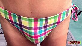 Did you masturbate in a sexy bikini masturbation handjob ejaculation pervert secret school secretgakuen