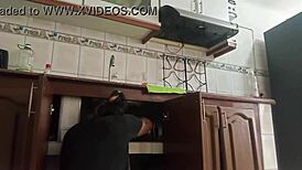 Technician Fulfills Fantasy 😈