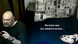 Aimee Paradise trénuje ženu jazdou na dildáku 😏 start-stop zábava.