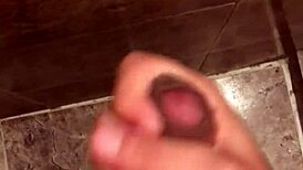 feeling the huge brazilian cock cum