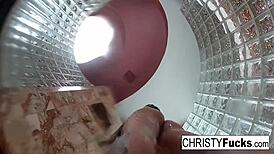 hot shower bts with christy and dahlia