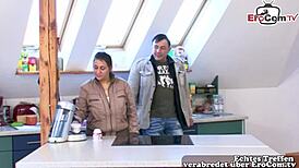 Notgeile Hässliche Mollige Reife Milf Mit Natural Tits Fickt In Der Küche