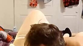 Jerry Sucks Whip Cream Off Milf's Big Tits And Eats Pussy To Orgasm