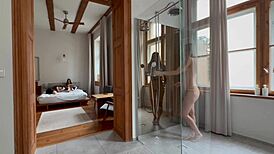 Naughty Blondes Enjoy Group Bathing Fun