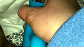 milf fucks her little 18+ pussy with dolphin vibrator