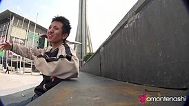 Picking Up Japanese Woman for Wild Action