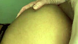 white cock makes ebony milf ass jiggle hard