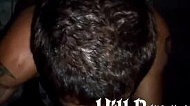 Grindr'de bu dev siyah sik için beyaz kıçımda gezdim, kreampie zamanı?