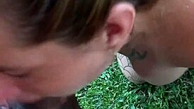 Masturbate Outdoor, Then Deep Anal Fuck!