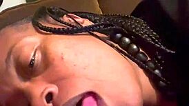 i throat that big ebony cock like a goat