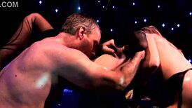 fucking blonde milf in stockings on bed 😏