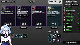 what's up with this brotato gameplay featuring anime hentai elements?