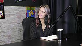 Naomi Campos in Sheer Red