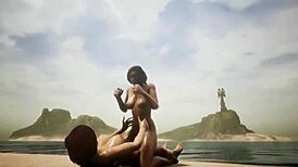 what's this conan exile lesbian scene about?