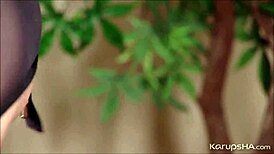 Jillian fucks her pussy with vibrator solo