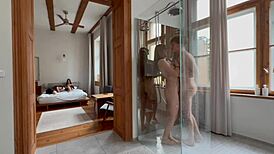 Naughty Blondes Enjoy Group Bathing Fun