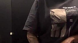 I got so horny at gym, went to bathroom to masturbate and cum.