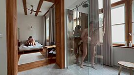 Naughty Blondes Enjoy Group Bathing Fun