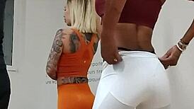 We fuck the sports coach with my friend