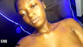 gladys takes afrobangs cock in full, her heart races with passion in first time african amateur scene