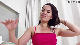 Brazilian teen moans loud, begging to be taken hard by her man