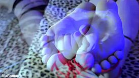 Tickling Her Sexy Soles in Bondage Felt Like a Dream Come True