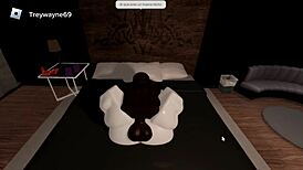 Femboy getting fucked by his black daddy.