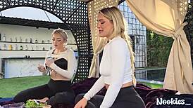 Watch Nichole Saphir and Savvy Suxx in a hardcore threesome?