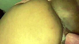 white cock makes ebony milf ass jiggle hard
