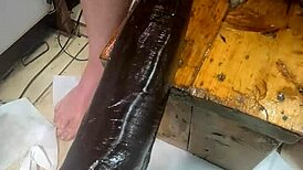 Jebote! Ogre Hankeys igračke trostruko prodiranje na kraju ludnice! trostruko prodiranje igračke