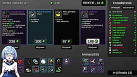 what's up with this brotato gameplay featuring anime hentai elements?