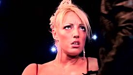 fucking blonde milf in stockings on bed 😏