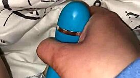 milf fucks her little 18+ pussy with dolphin vibrator