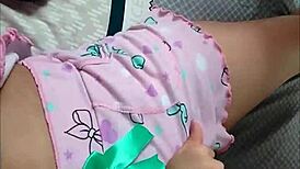 colombian babe in tight pajamas tempts me to touch her big ass everywhere