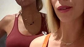 We fuck the sports coach with my friend