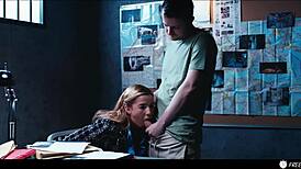 detective agatha vega face fucked while time frozen