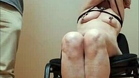 European Milf Bent Over in BDSM Doggy Style Humiliation