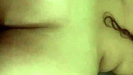 I saw my chubby girlfriend naked on bed, couldn’t resist filling her with cum