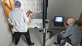 gyno doc bangs wife behind cuckold’s back.