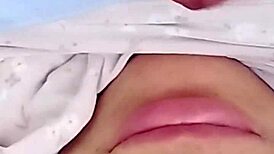 mature latina brunette with big tits gets close-up fucking from young follower